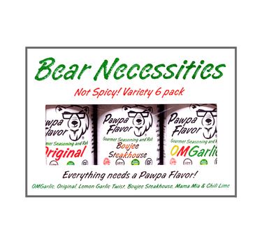 Pawpa Flavor LLC Seasonings and Rubs Pawpa Flavor Bear Necessities 6 Pack
